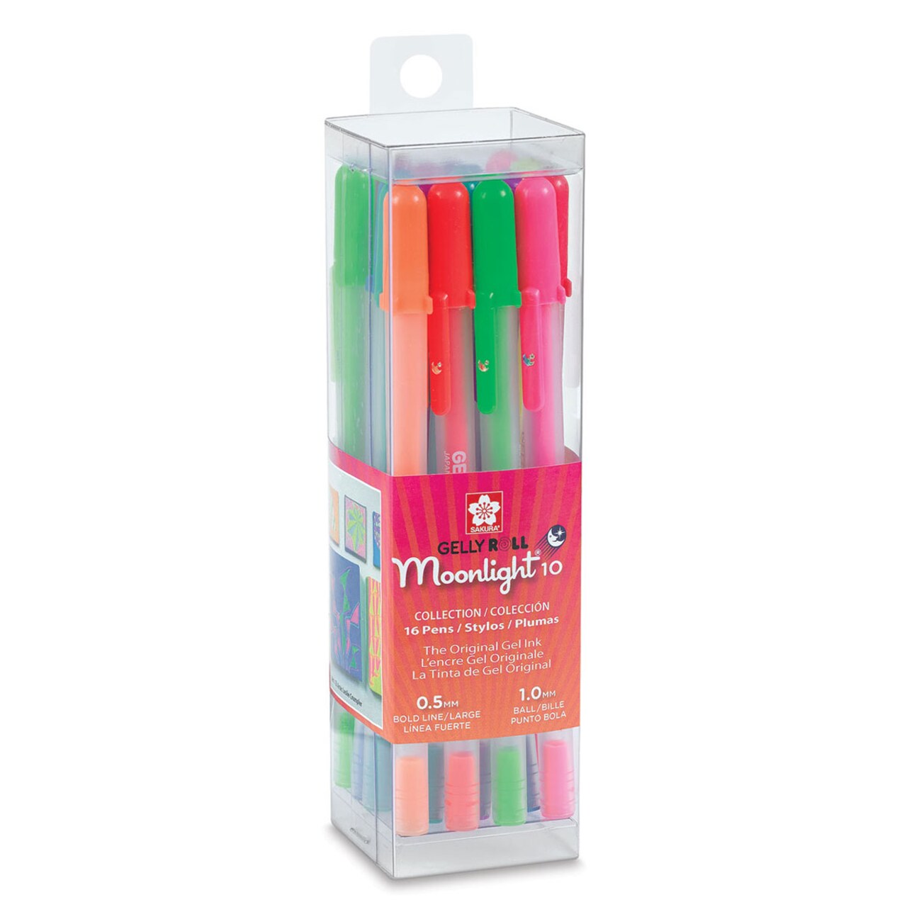 Sakura Gelly Roll Moonlight Pens - Assorted Colors, Set of 16, Bold Point
